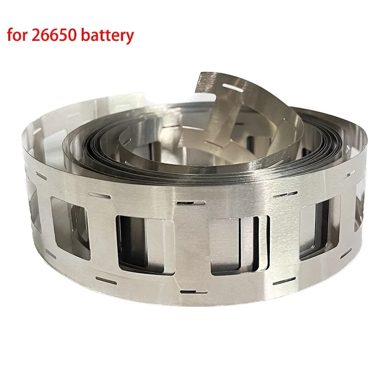 26650 Battery Nickel Strip Nickel-plated Steel Strip 26650 Battery Connection Piece Spot Welding 26650 Battery Pack Nickel Piece