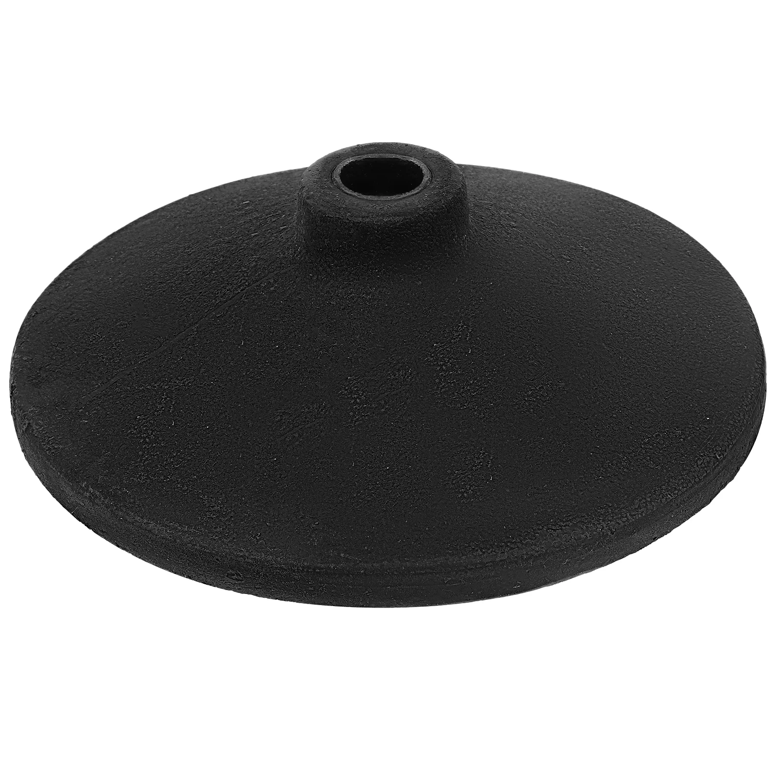 Football Basketball Pole Base Agility Holder Tool Soccer Field Equipment Black Rubber for Training