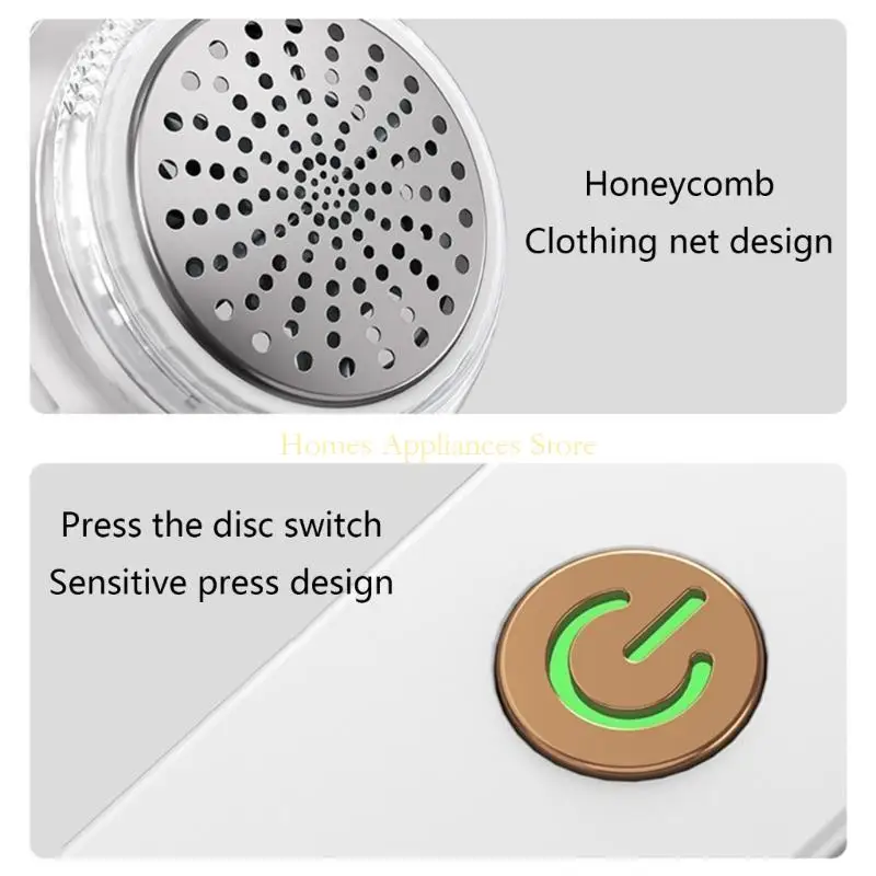 D0AB Fabric Shaver Lintel Defuzzer Shaver para ropa Remover recargable fuzz