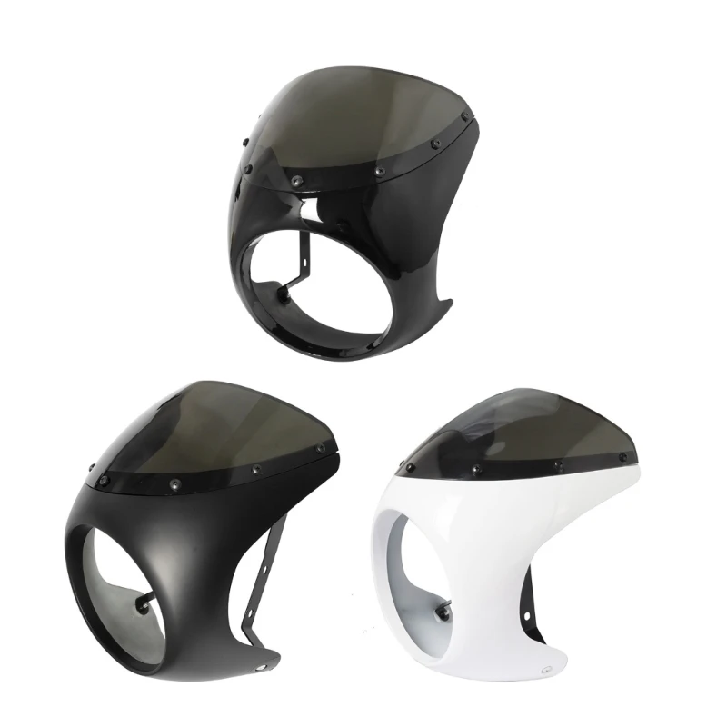 41XA Motorcycle Headlight Windshield Wind Deflector Replacement Windshield Fairing
