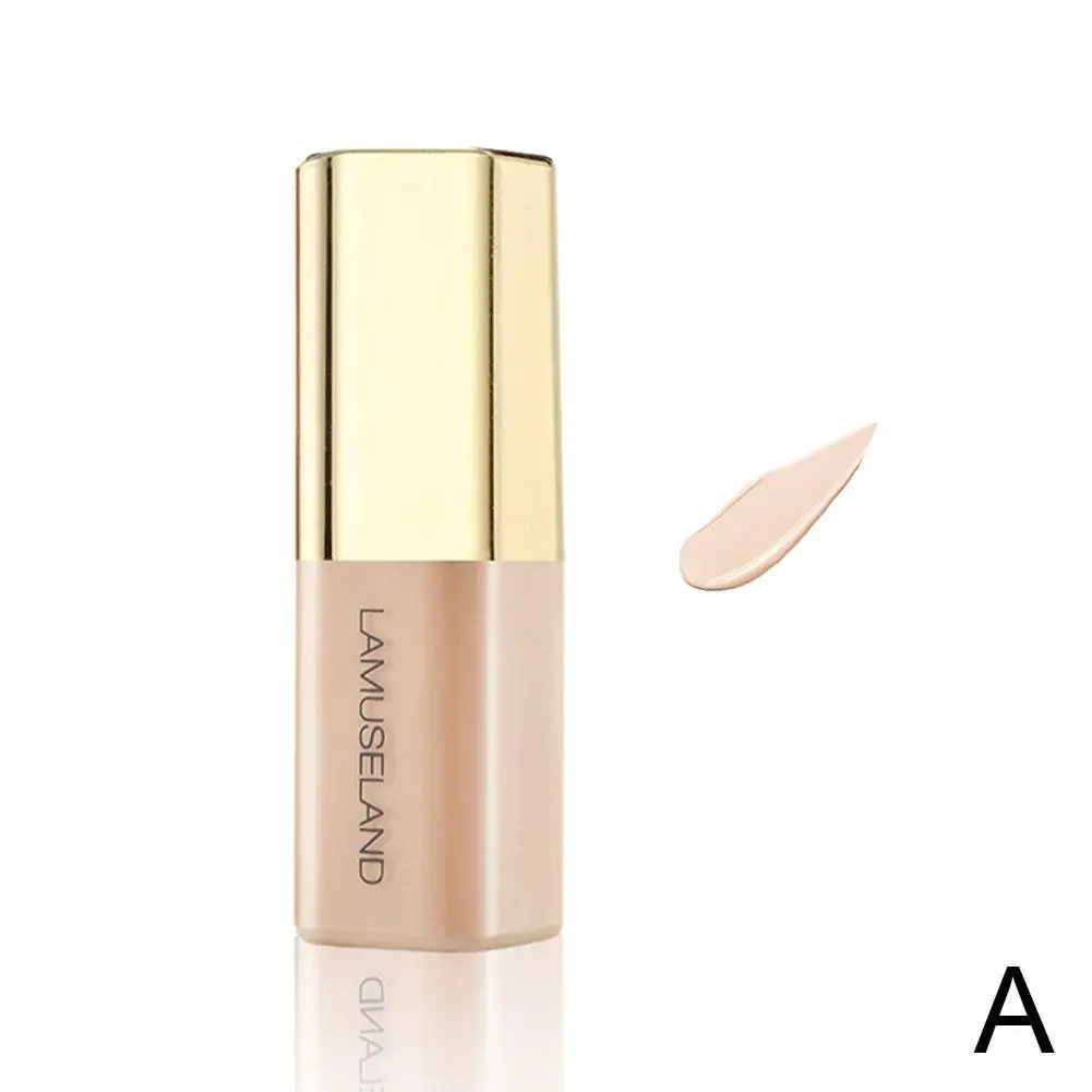 3.5g ミニフェイスリキッドコンシーラー＆ベースフルカバレッジ、あらゆる肌タイプに適したフェイシャルアイメイクアップ化粧品、4色フェイスコンシーラー Z3L9