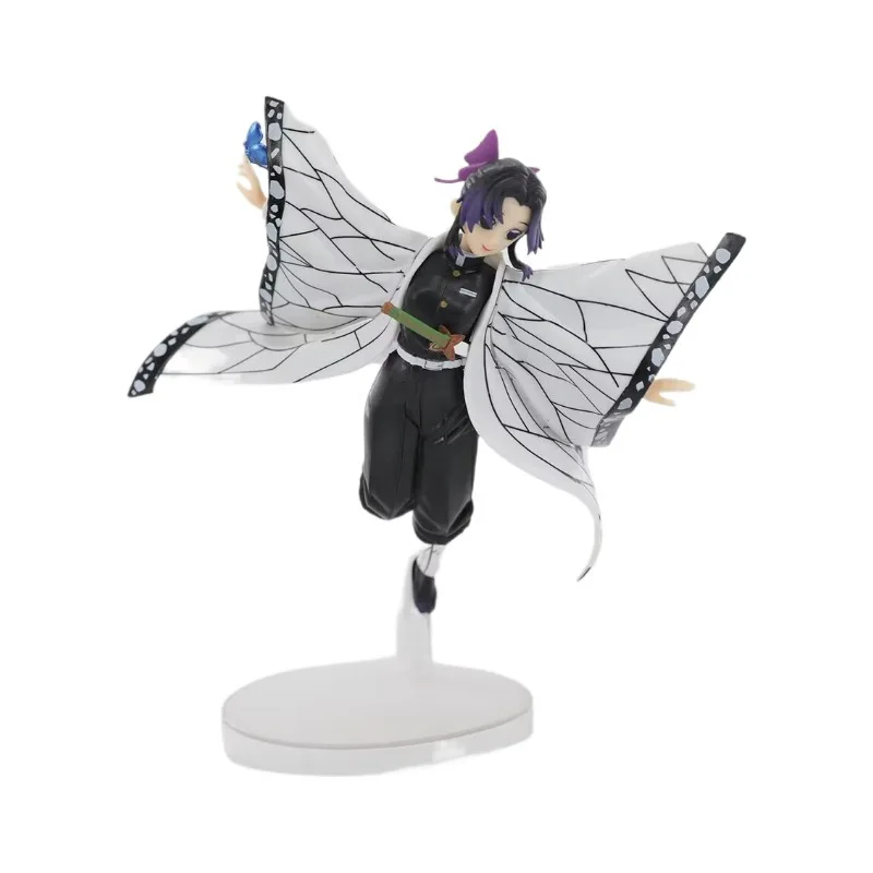 

Demon Slayer GK Insect Hashira Flying Butterfly Ninja Scene Action Figure Model Anime Toy