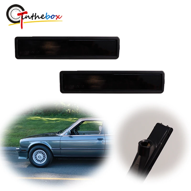 

Автомобильные задние боковые габаритные огни для BMW E30 E32 E34 3 серии, левый или правый запасной задний бампер, боковой габаритный фонарь