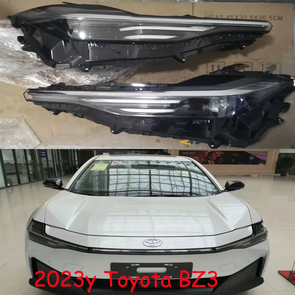 

1pcs car bupmer head light for Toyota BZ3 headlight LED 2022~2024y car accessories DRL fog for Toyota BZ3 headlamp