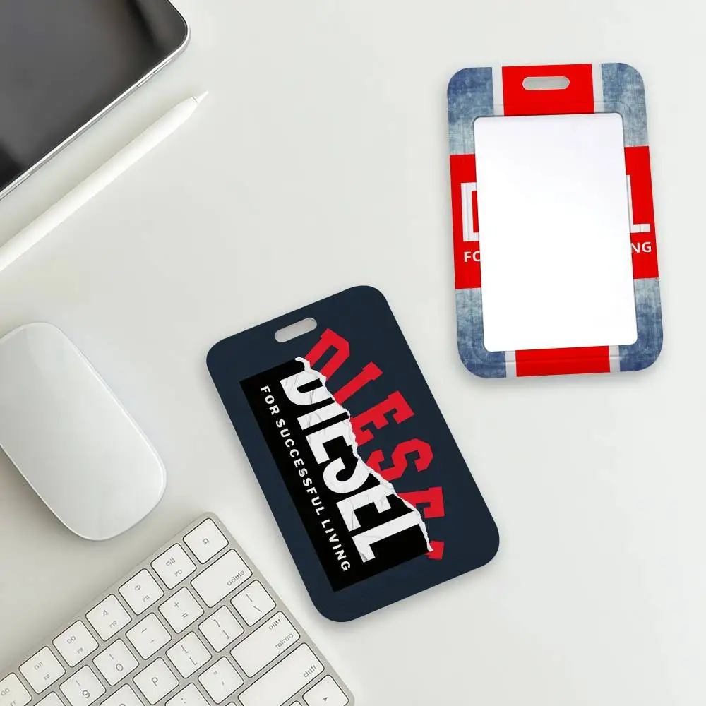 Brand Card Holder Corporate Business Work Badge Holders Uisex Credit Bus Daily Commute ID Case R-Rudolf D-Diesel