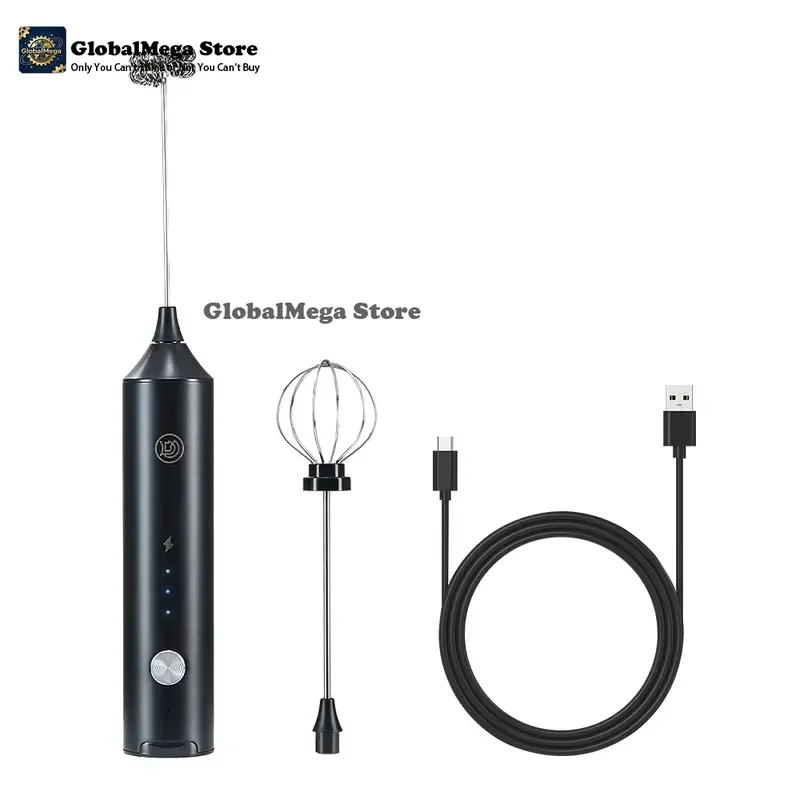 ZeroHero Portable Stainless Steel Rechargeable Electric Milk Foaming Agent Coffee Foaming Agent