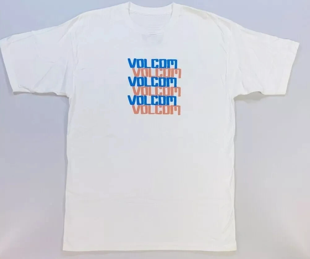 Men's and Women's Volcom Short Sleeve Cotton T-Shirt NEW - High-end Luxury Is for Both Men and Women Top Y2k