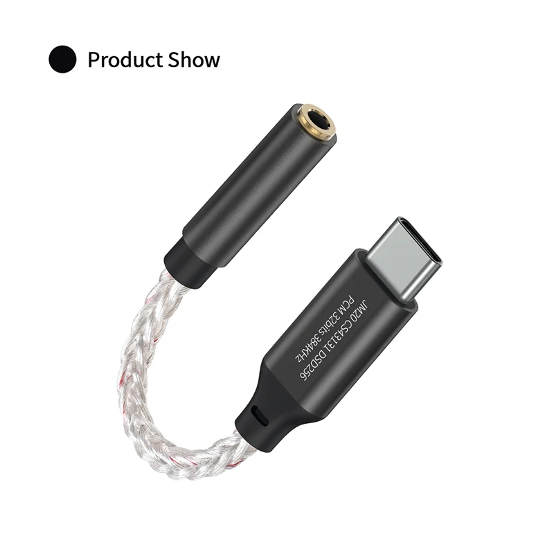 JCALLY JM20 Max CS43131 Typ C auf 3,5 mm HiFi DAC JM20 Digitale Audiodekodierung USB C Kopfhörer AMP Adapter für Android iPhone 15 16 – Detail 19
