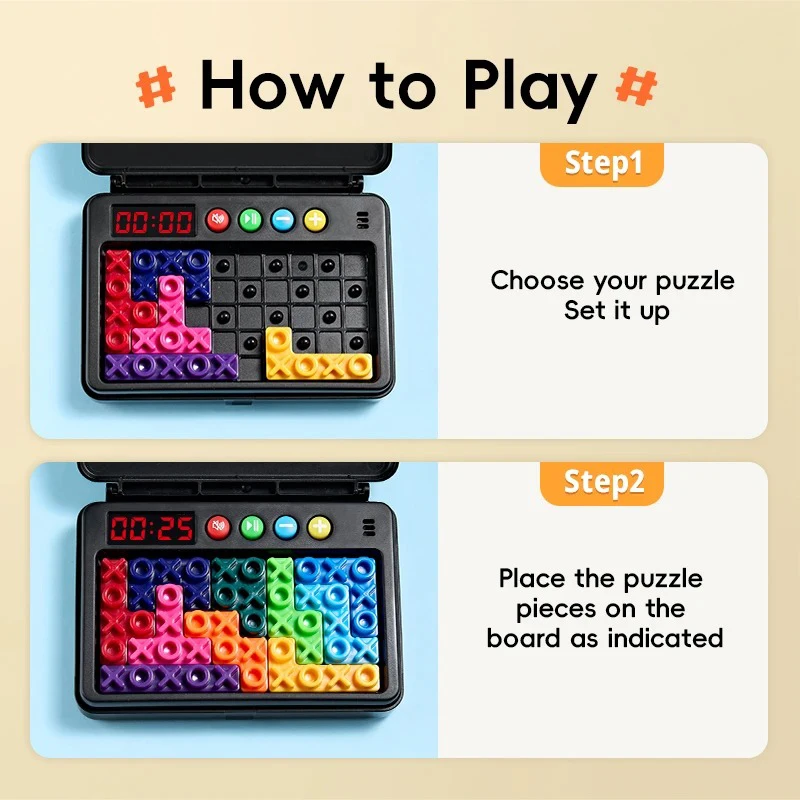 KNYYSECQ Logical Thinking Training Artifact Wisdom XO Puzzle Challenge Toy Children's Puzzle Interactive Game view 5