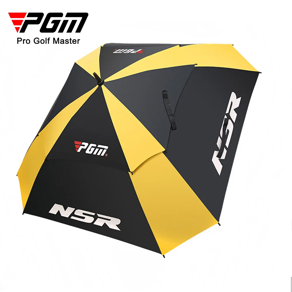 

PGM Golf Umbrella Double-layer Wear-resistant Rain-proof Sunscreen Fiberglass Material Spring and Summer Automatic Manual YS004