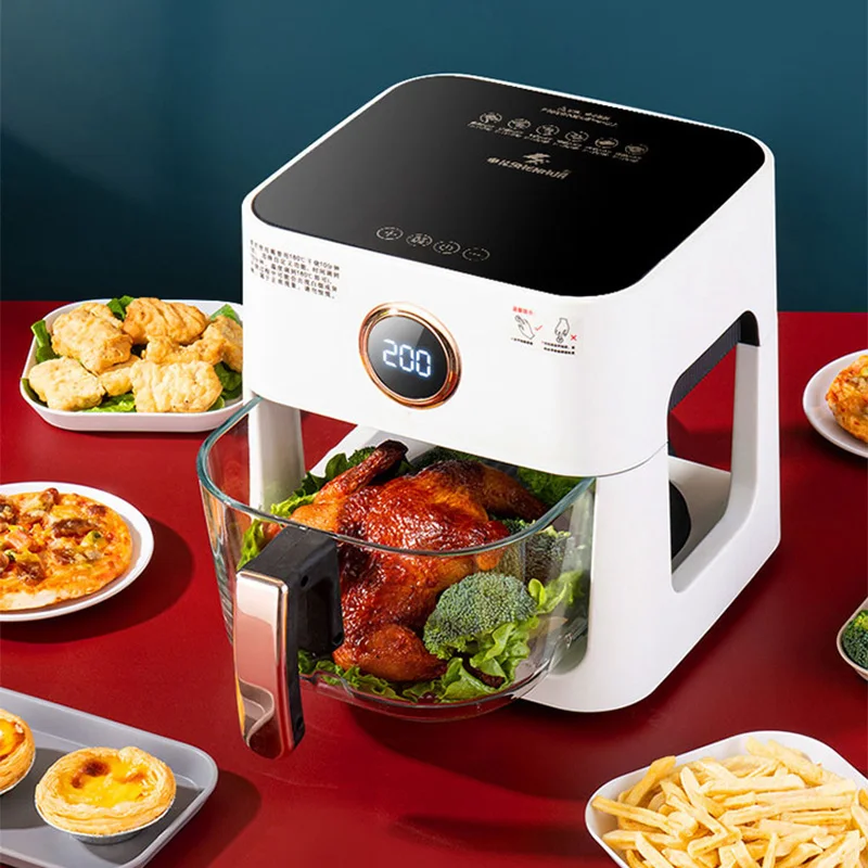 Visual Air Fryer multi-functional intelligent visual french fry oven automatic electric fryer