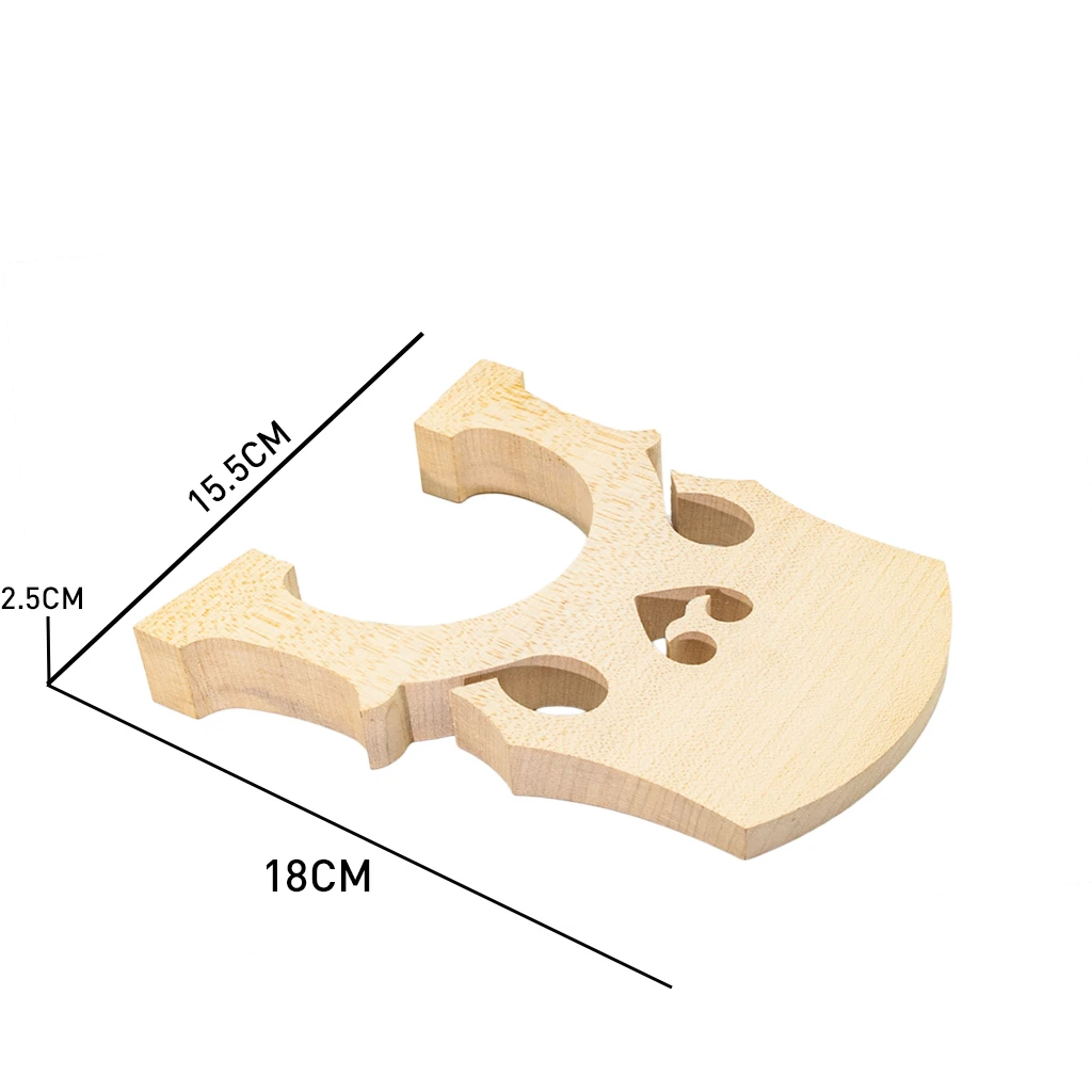 4/4 Size Double Bass Bridge Maple Wood Bridges For Full Size Double Bass Concert Orchestra Upright Bass Players BASS Accessories