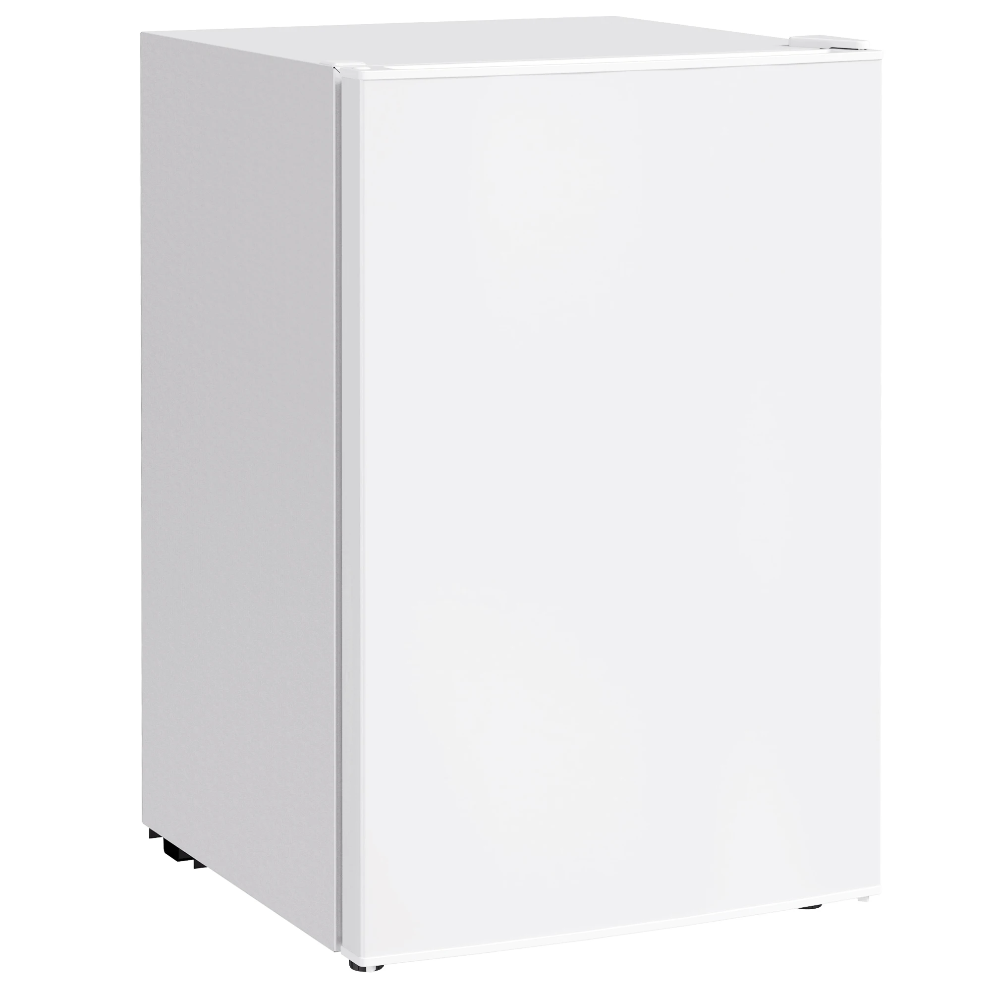 HOMCOM Mini Fridge with Freezer, 4.5 Cu.Ft Small Refrigerator with Adjustable Thermostat, Energy Efficient, Low Noise, Mini Refrigerator for Bedroom, Dorm, Office, White