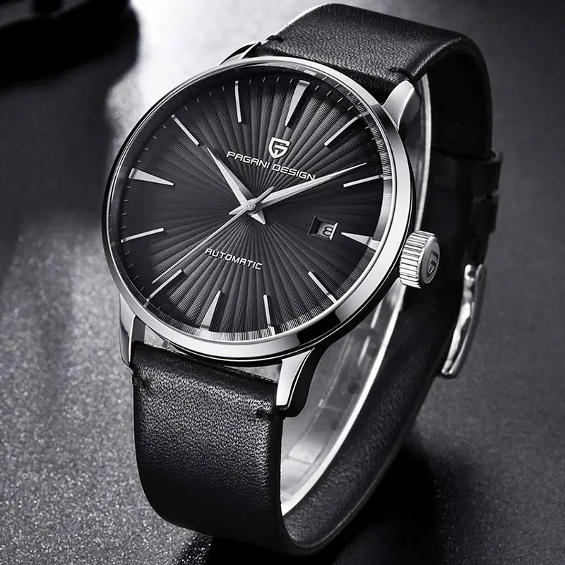 PAGANI DESIGN Новые 2770 Мужские механические наручные часы с сапфировым стеклом 43 мм Автоматические часы Водонепроницаемые часы из нержавеющей стали для мужчин