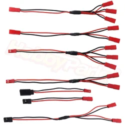 JST Plug Splitter Male Female JST Y Harness Cable for RC Car Crawler ESC Battery Motor Cooling Fan