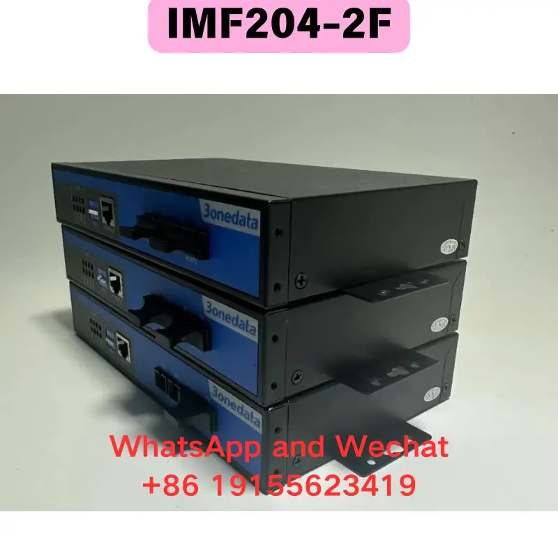 Used IMF204-2F Serial port 4 RS485 to 2 fiber optic ring network MODEM optical modem 3 onedata Functional test OK Quick delivery