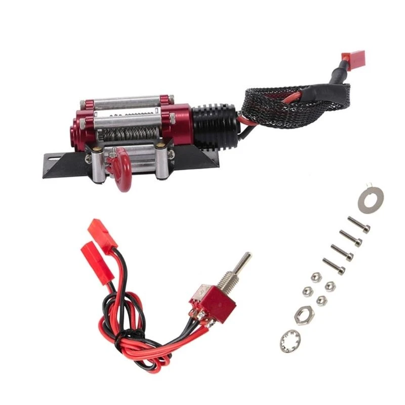 

Winch for RC Model Vehicle 1:10 RC Crawler Climbing for SCX10 90046 15UB