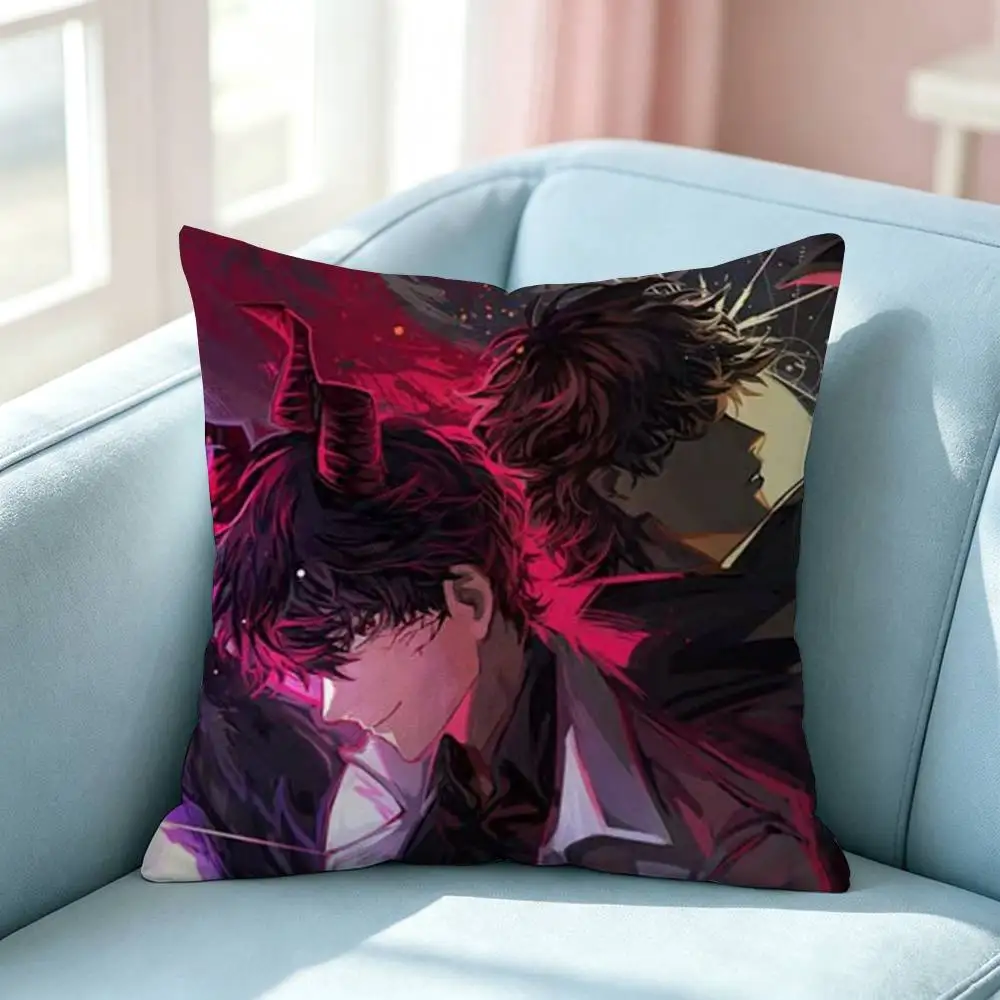 Popular Manhwa O-Omniscient Reader Pillow Case Square Double-Sided Sofa Cushion Cover Bedroom Bedside Pillow