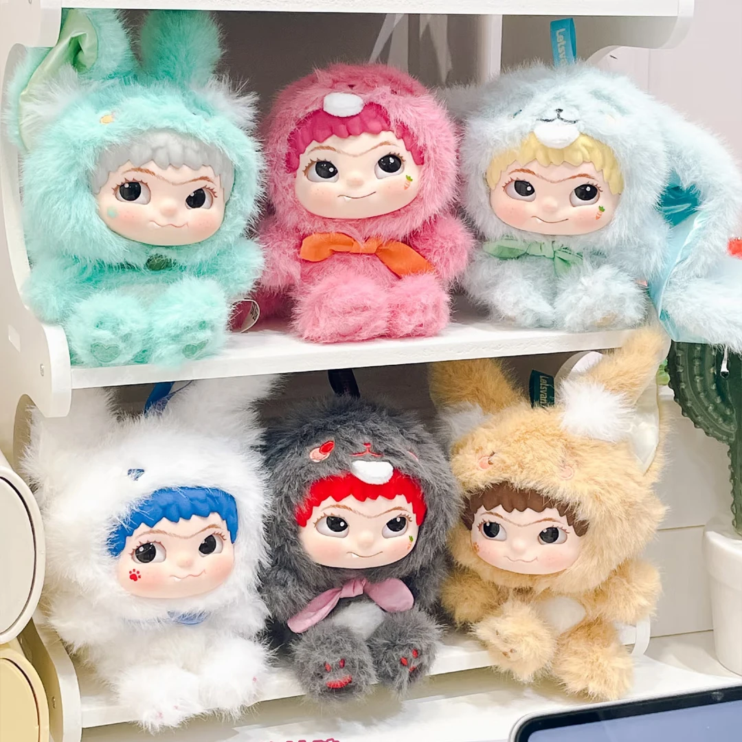 2026 Cute Wakuku Birthday Christma Gift Ornament Mystery Box Wakuku Fox & Bunny Mischief Diary Series Blind Box Plush Pendant