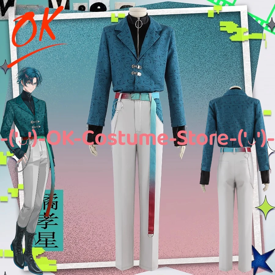 

[Customized Size] STRANGE EDEN VTuber Tachibana Kosei Cosplay Costume Anime Stage Outfit Halloween Carnival Party Uniform Suit