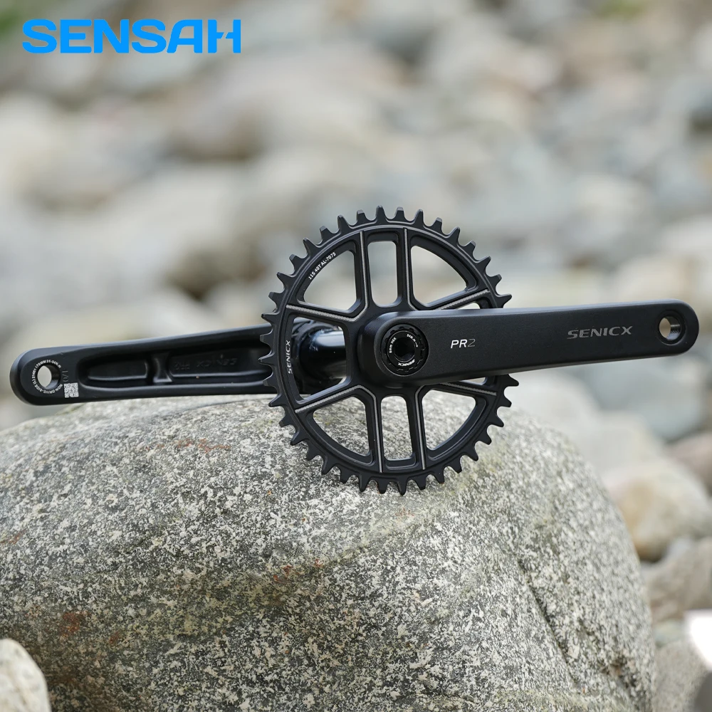 SENICX Gravel Crank PR2 10 /11/12 Speed Crankset165/170/172.5/175 Chainwheel Chainring 40T 42T 44T for Folding Off-road Bike NEW