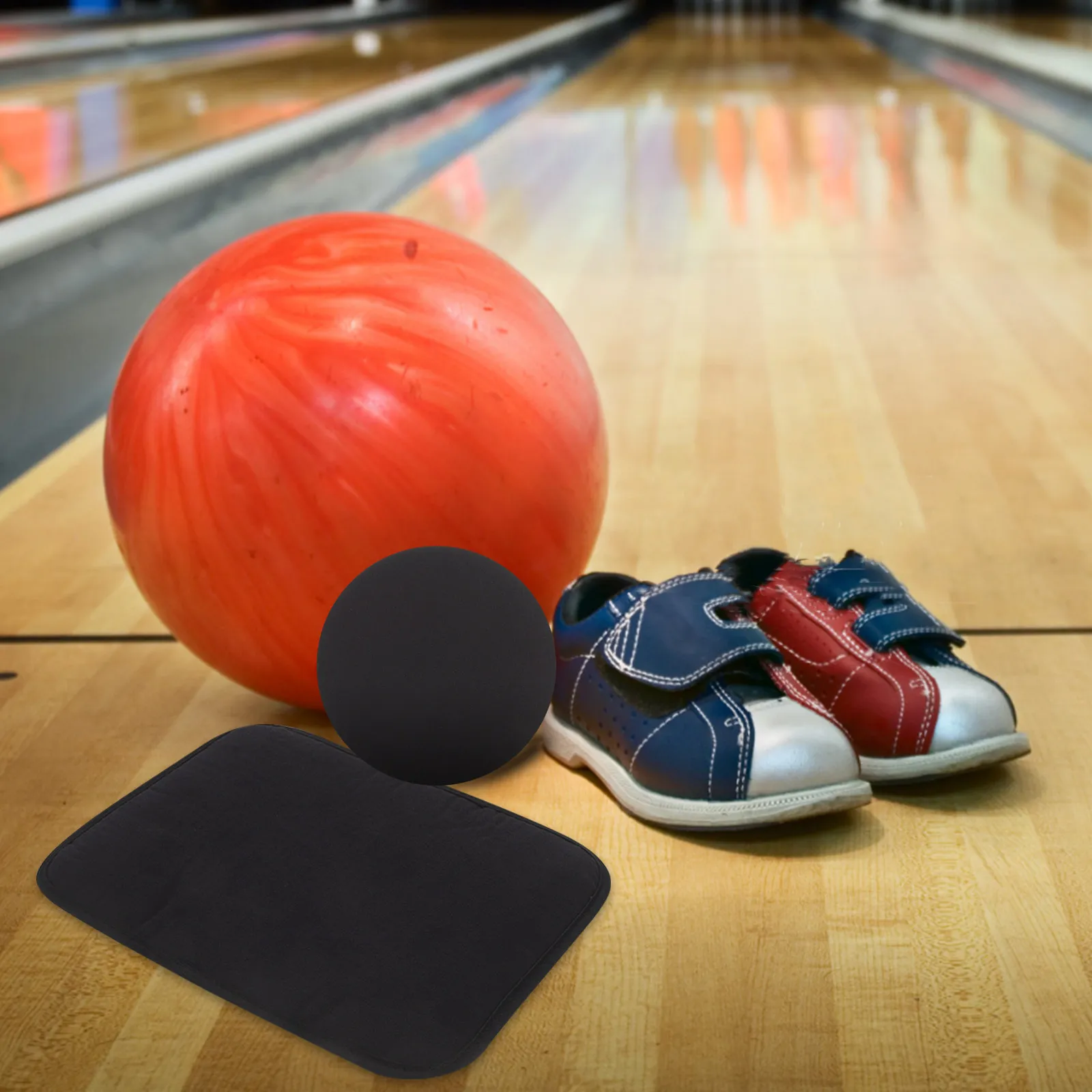 

1Set Bowling Ball Cleaning Kit Sanding Pads Towel Grit Resurfacing Polishing Equipment Maintenance Gear for Practice