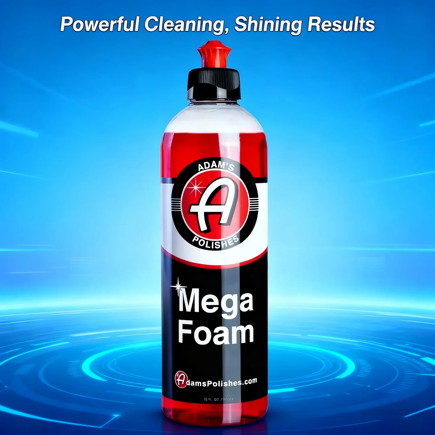 

Mega Foam Adam’s (16 унций) — нейтральное автомобильное мыло pH для мойки автомобилей, концентрированное ведро для мытья, пенный пистолет