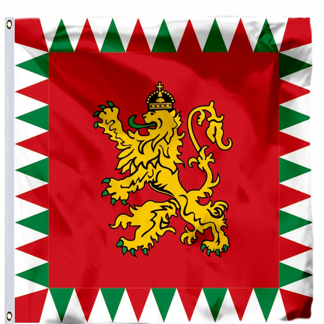 

Bulgaria Tsar Flag 120X120cm 4x4FT 120g 100D Polyester Double Stitched High Quality Free Shipping 2X2FT 21X21CM