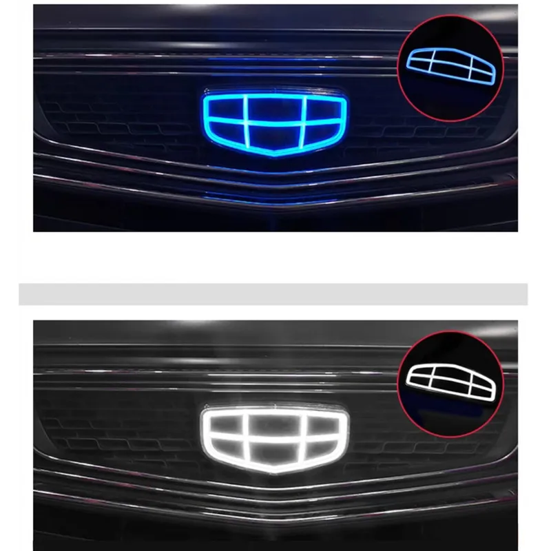 Car LED Light Up Front Logo For Geely Emgrand GT GC9 Borui