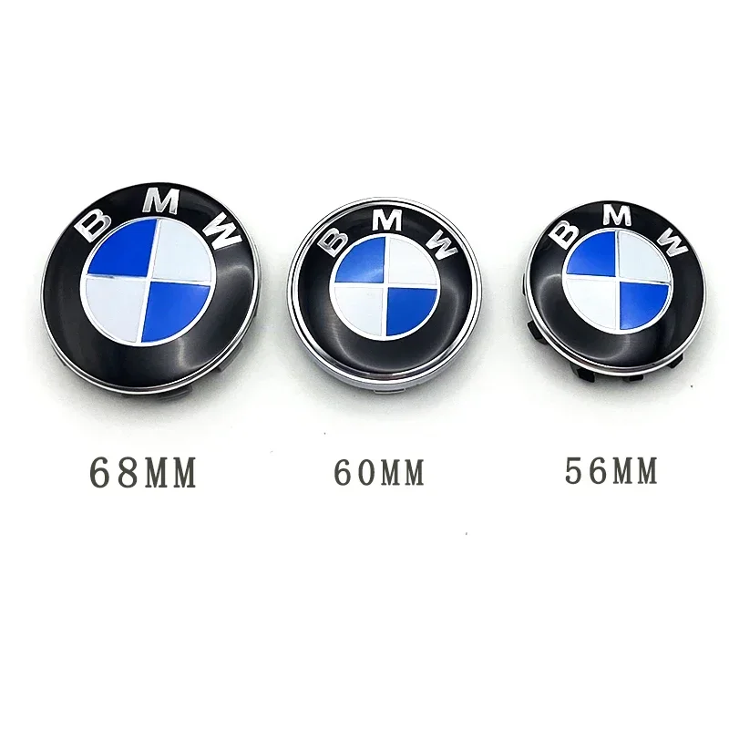 4pcs 56mm60mm68mm Car Wheel Center Hup Caps Wheel Cover For BMW E36 E39 E46 E60 E90 E90 F01 F10 F30 G01G20 G21 G30 G11 F15 X5 X3