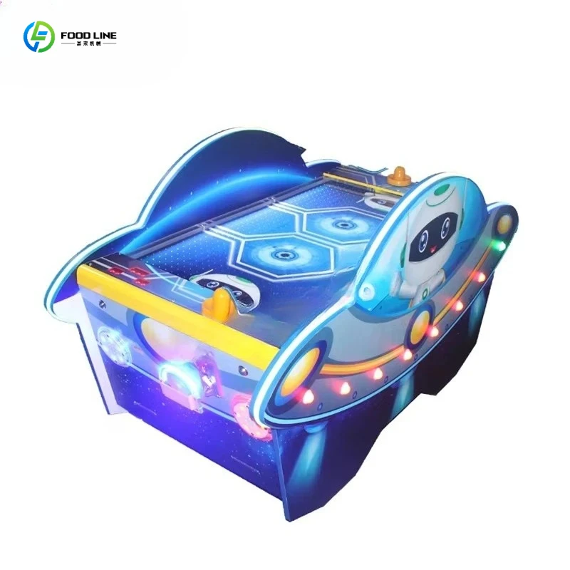 Coin Operated Air Hockey Table 2P CE Certified 110-220V Electronic Scoring Indoor Family Use Game Room Wholesale
