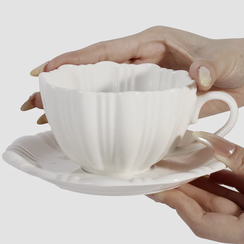 Tazas de té elegantes y económicas únicas y tazas de café árabes, juegos de tazas de silicona de lujo Tania Bulhoes, vajilla de porcelana