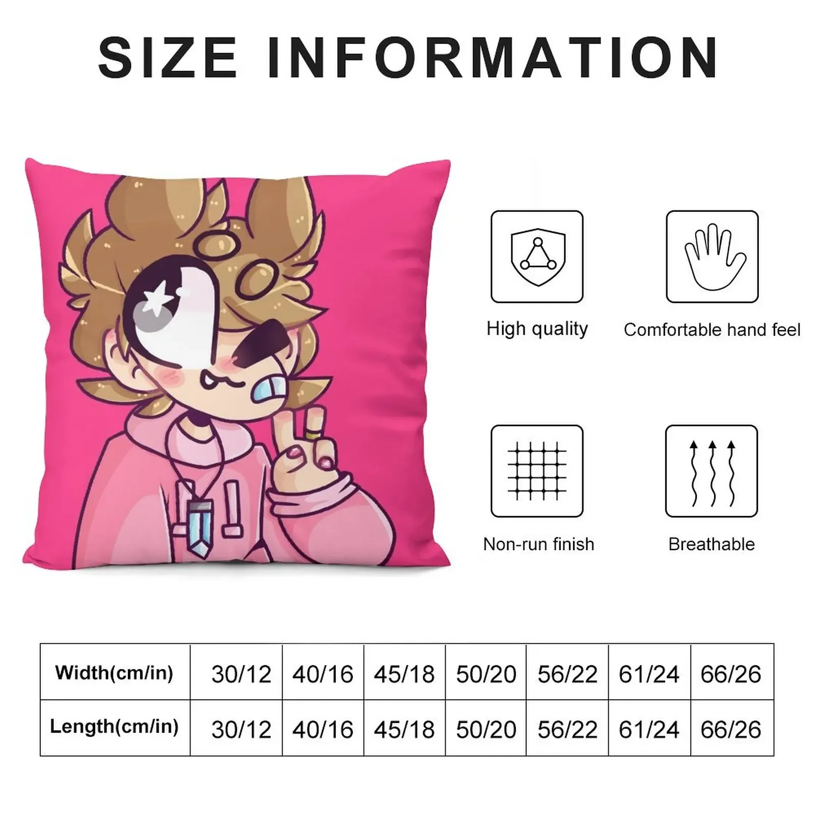 Pastel Tord Eddsworld Throw Pillow Pillowcases Cushion Covers Sofa Sofa Covers pillow