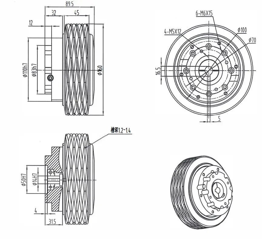 مخصص 12 فولت 24 فولت 48 فولت 72 فولت روبوت Agv الصناعية الكهربائية عجلة محرك محور فرش تيار مستمر محرك معزز Bldc الكواكب علبة التروس محرك عجلة