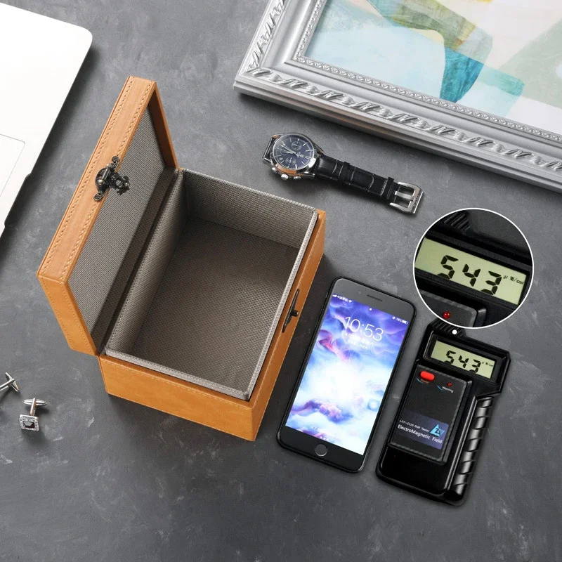 

Автомобильный блокчик бесключевого сигнала, защита от ударов, защита от кражи, брелок, защита от радиации, RFID-коробка для мобильного телефона, коробка Фарадея