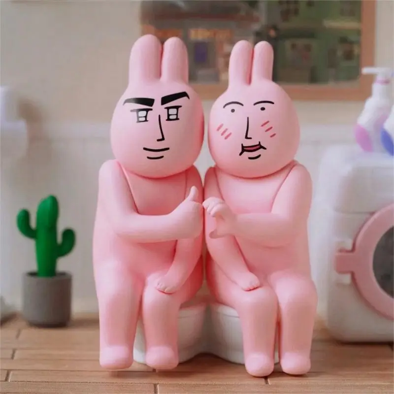 

Adorable Plzdot Pink Rabbit My Friends Series Blind Box Emoticon Pack Trendy Toy Kids Trendy Special Gift