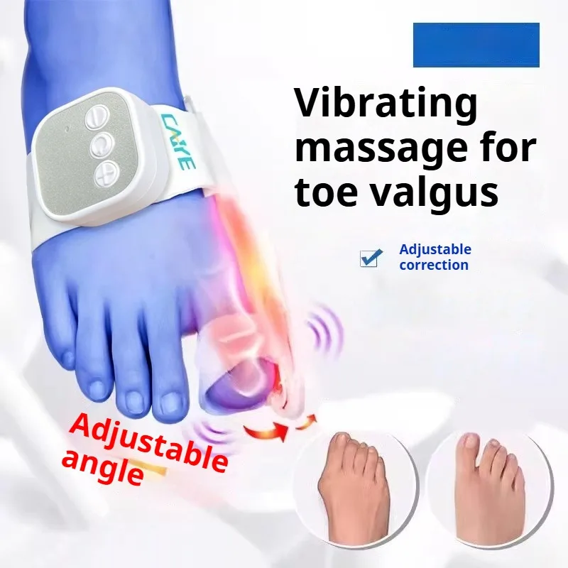 Electric Vibration Massager Bunion Corrector Unisex Foot Hallux Valgus Braces Adjustable Toe Separator Finger Toe Corrector