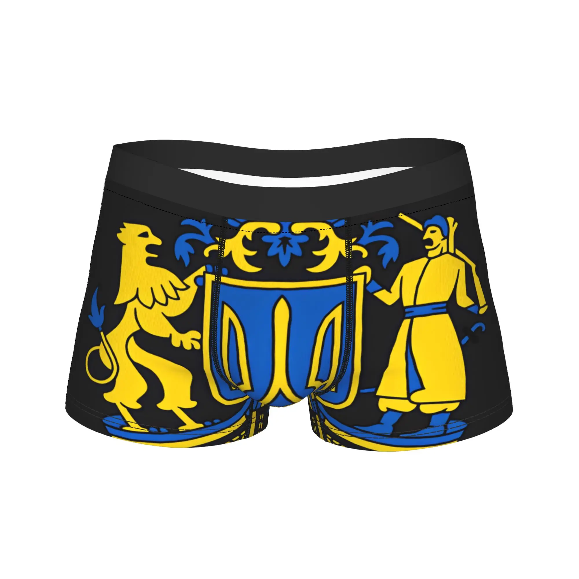 Ukraine Presidential Flag  Underwear  Pattern Boxershorts High Quality Men Panties Comfortable Shorts Briefs Gift Idea