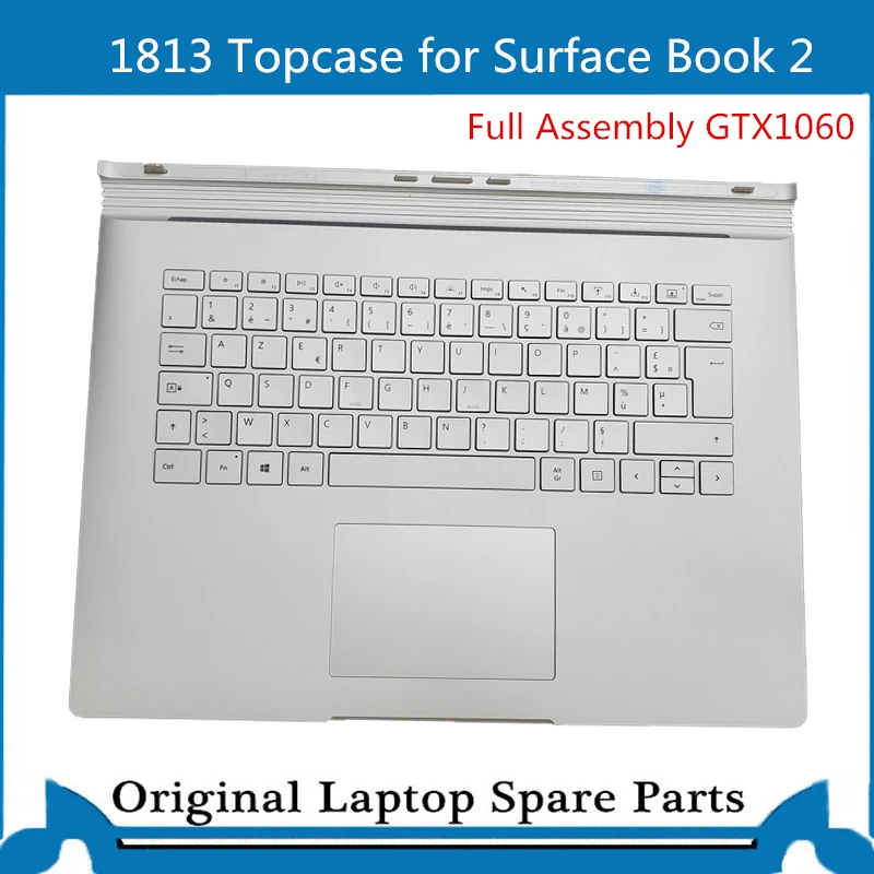 Original for Surface Book 2 1813  1793 Topcase with Keyboard 15inch  AZERTY FR  US GTX1060