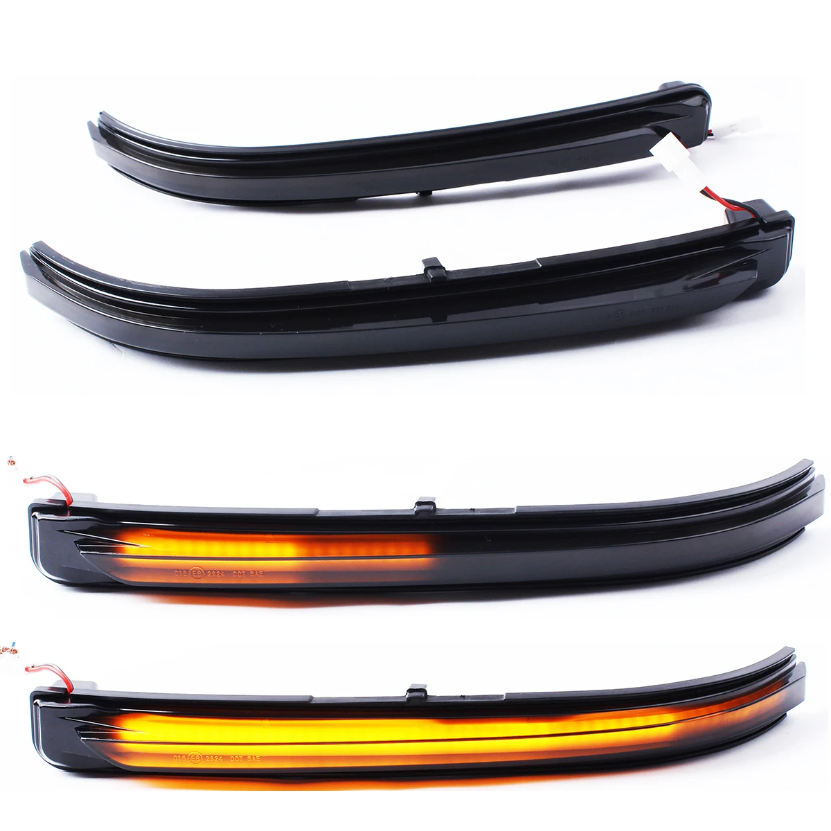 

For Peugeot 3008 P84 5008 T87 Citroën C5 Aircross 2007-2020 2x Led Side Mirrors Dynamic Turn Signal Light Indicator Blinker Lamp