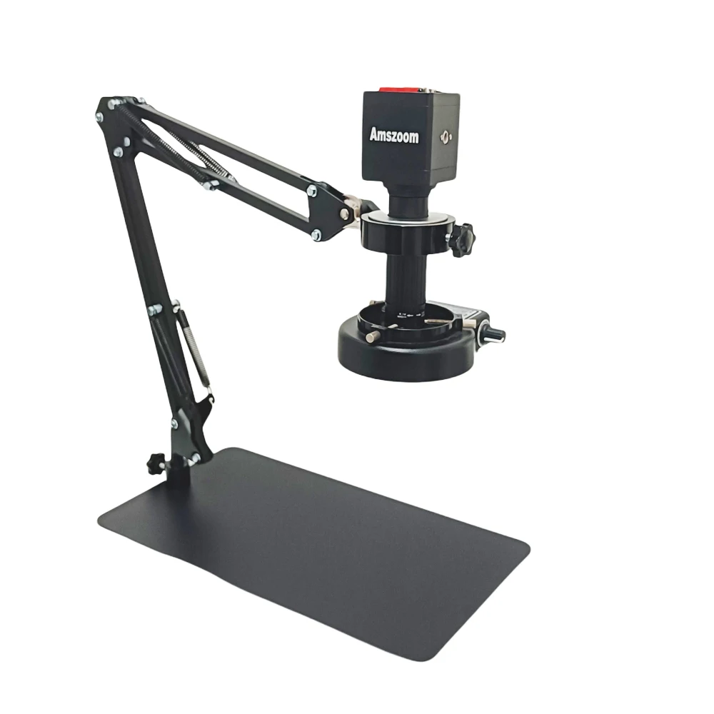 

20MP Digital Video Microscope Camera HDMI VGA with 150X C-Mount Lens Clamp Table Led Lights for Industrial PCB Repair Phone