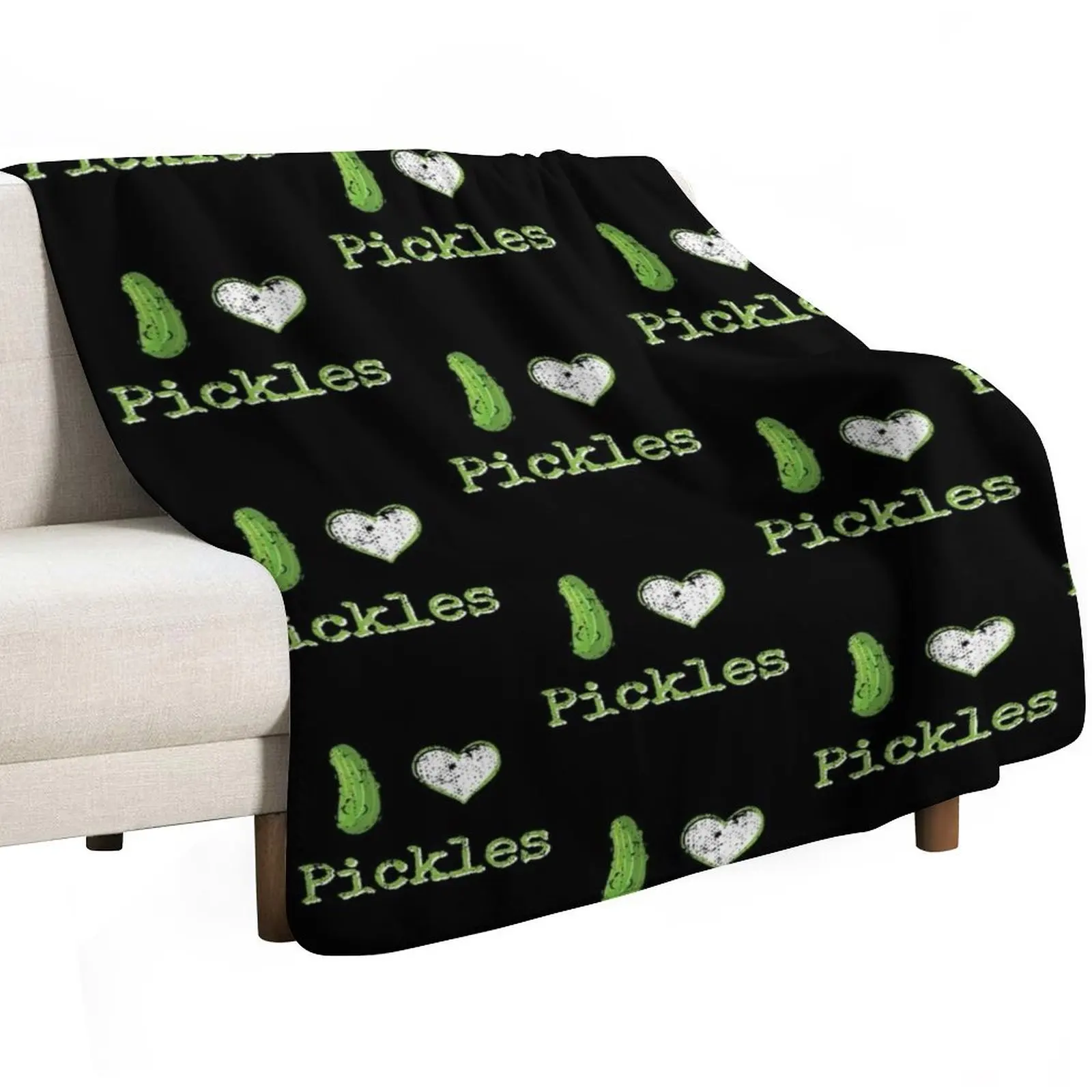

I Love Pickles Throw Blanket Fashion Sofas Warm Luxury Brand Blankets