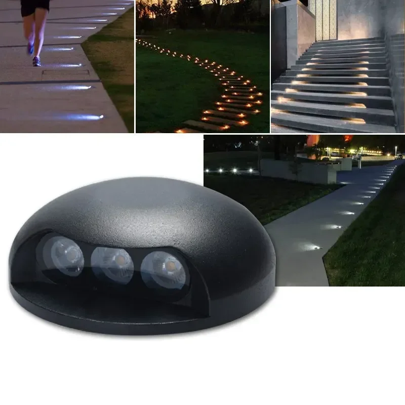 

Waterproof 3W AC220V/DC12V LED Outdoor Ground Garden Pathway Floor Underground Buried Yard Lamp Spot Landscape Light