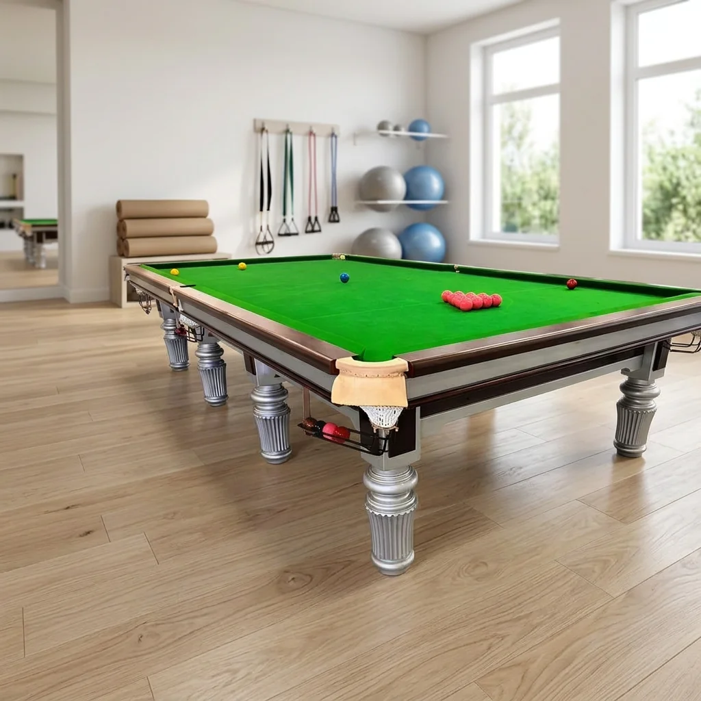 2026 High Quality Customizable Solid Wood Luxury Tournament Grade Snooker and Pool Table 12Ftpromote sales