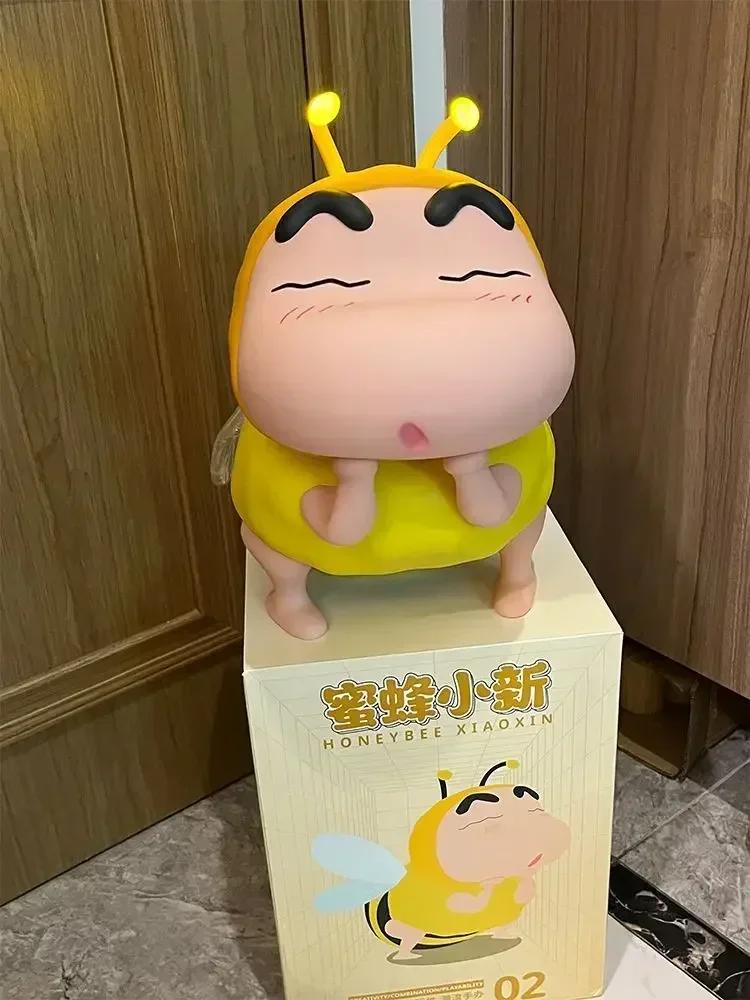 

35 см Crayon Shin-chan Люминесцентная нохара Shinosuke Косплей Пчела Фигурка из ПВХ Модель Статуя Кукла игрушки праздничный подарок