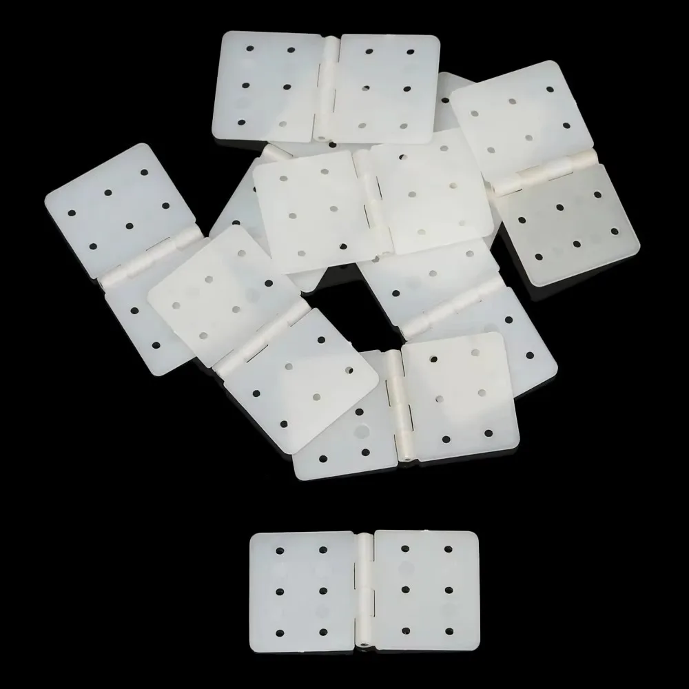 10pcs New 3 Size Pinned Hinge White Removable Split Pins Aeromodelling DIY Plastic RC Airplane Parts