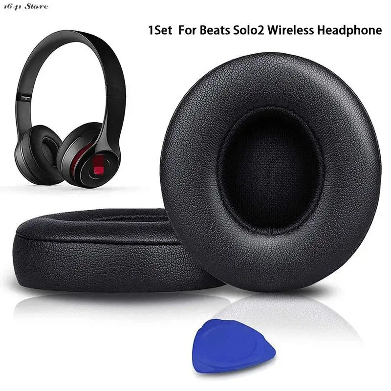 Replacement Ear Cushion Earpads For Solo 2 Wireless Ear Pads Earbuds For Beats Solo3 Wireless Headphone Earpads Headaet Gamer 2x