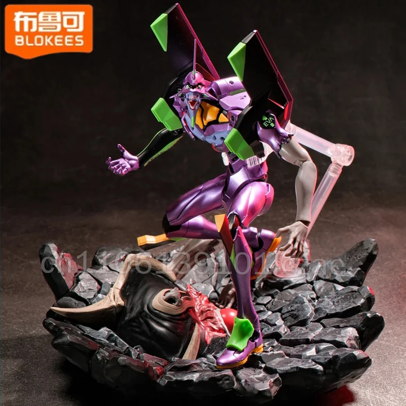 

BLOKEES Evangelion AWAKENING Legend Edition EX EVA TEST TYPE-01 AWAKENING TV VER. Коллекционная фигурка-модель Unit 8 Α Unit 1