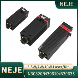 NEJE N30820/N30610/B30635 High Precision Engraving Laser Module 450nm Fixed Focus 500MW 7W/20W for CNC Laser Engraving Machine