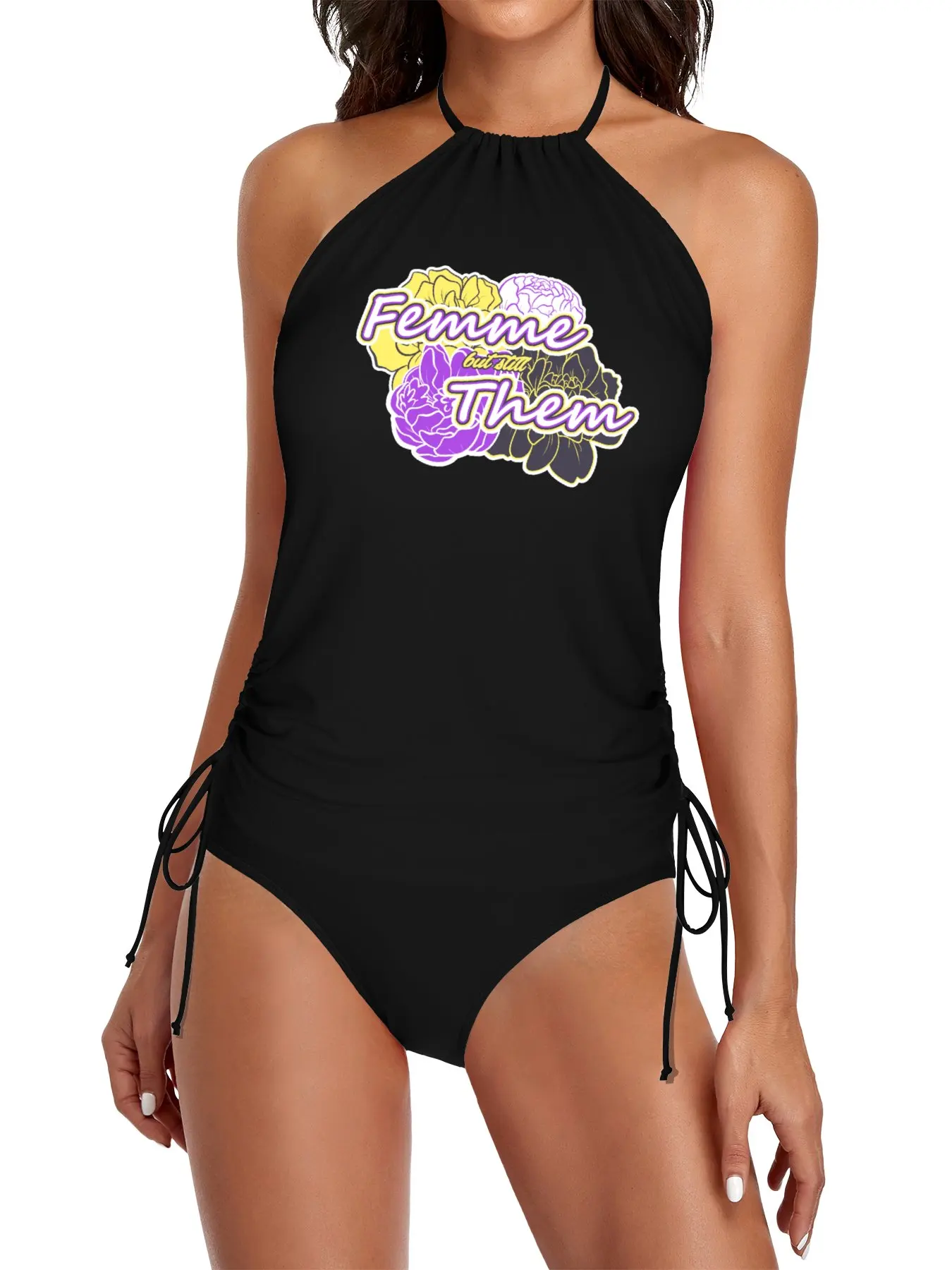 

Femme but still Them Split Swimsuit Set Woman swimsuit Bikini swimsuit